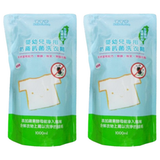BoBoLove 寶寶樂 抗菌防螨洗衣精 補充包, 1L, 2包