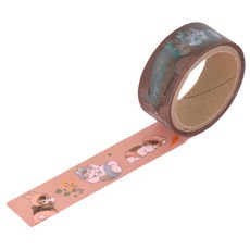 sun-star mofusand 貓福珊迪 可愛裝扮透明膠帶 玻璃紙材質, 兔子, 1捲