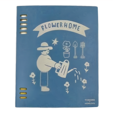 KOKUYO 國譽 TYAKASHA聯名8孔活頁本U罫 A5, 藍色, 1個