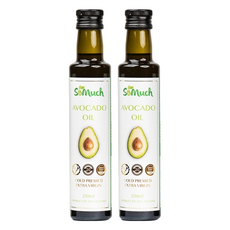 SoMuch 頂級冷壓初榨酪梨油，紐西蘭進口，發煙點高於200度，含超過85%不飽和脂肪酸, 250ml, 2瓶
