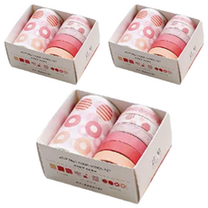 Simno 基礎套裝紙膠帶, 紅琥珀, 3個