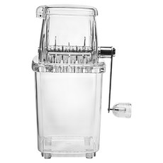 AHOYE 手搖式碎冰機 刨冰機, 1個, 透明色, 單品