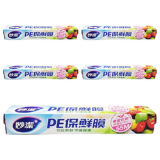 妙潔 PE保鮮膜, 55m, 5盒