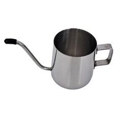 卡特屋 不鏽鋼咖啡手沖壺，銀色 250ml 304不鏽鋼 無蓋, 1個