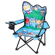 KiKimmy 超人力霸王露營扶手折疊椅 含揹袋, 超人樂園 藍色, 1個