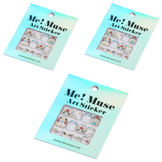 Me Muse 美甲裝飾貼紙 立體雕花 3D霧面雕花, 立體雕花 M3D017, 3包
