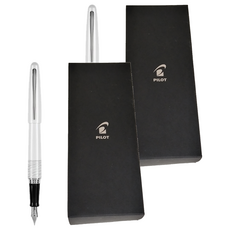 PILOT 百樂 MR2原子筆 - F, 白色, 2支