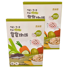 農純鄉 龍膽石斑櫛瓜燉飯 1歲以上 4個, 600g, 2盒