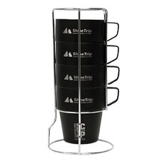 ShineTrip 山趣 趣飲套杯套組, 黑色, 1組