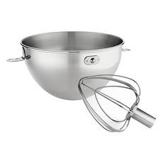 KitchenAid 攪拌缸打蛋器 - 6Q專用 不鏽鋼材質, 銀色, 1組