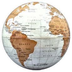 suck UK 桌上型自動旋轉造型地球儀, 自動旋轉造型