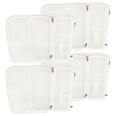 OP 生活 無印風透明收納箱 13L PP 塑膠+鐵線材質, 30 x 28 x 15cm, OP2012, 4個