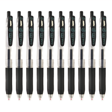 ZEBRA 斑馬牌 SARASA CLIP 環保鋼珠筆 JJS15-BK 0.4mm 10支, 黑色, 1盒