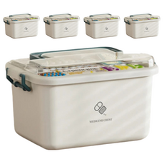 雙層大容量醫藥箱 大號, 5個