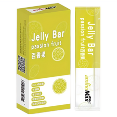aminoMax 邁克仕 能量晶凍 Jelly Bar 百香果 7條, 140g, 1盒