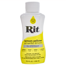 Rit 液體染劑, 檸檬黃色, 236ml, 1色