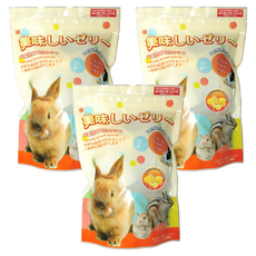 Pet Village 魔法村 小動物香蕉果凍, 25入, 添加維他命, 天然配方, 不含防腐劑, 適合倉鼠 兔子 蜜袋鼯, 420g, 3包