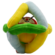 Ed.Inter 瓢蟲滾滾樂 軟布製成 滾動發聲 嬰兒安撫玩具, 1組