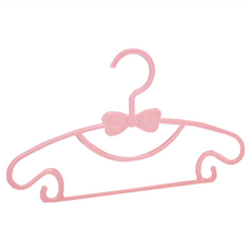 小麥購物 蝴蝶結兒童衣架 C394 16.5 x 29cm 28g 40支, 櫻花粉, 1組