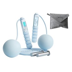 PUSH! 兩用計數負重跳繩, 21 x 3.5cm, 藍色, 1條