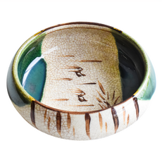 佐和陶瓷 貫入織部4缽 日本製 11 x 4cm 170ml, 1個, 白色