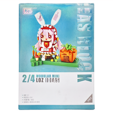 LoZ 積木玩具 1663 3歲以上適用, 兔红帽, 1個