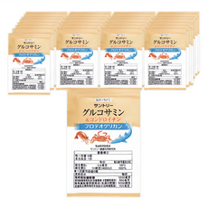 SunTORY 三得利 固力伸 葡萄糖胺 + 鯊魚軟骨隨身包 Set，含咪唑胜肽化合物，行動自如，步伐穩健輕鬆自在, 6顆, 30包