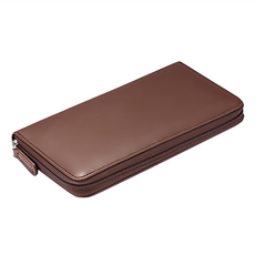 真皮頭層牛皮9卡位多功能收納男士皮夾錢包手包長夾男夾 LH932