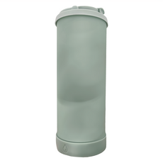 不鏽鋼雙飲口保溫杯 尺寸10.1x24.7cm, 青白色, 830ml, 1個