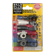 iwako 造型橡皮擦 相機 Set, NO PVC, 日本產, 1組