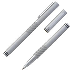 IWI 蒙恬 ESSENTIAL 基礎系列鋼珠筆 碳纖維 商務休閒適用, 銀-玻璃纖維, 1支