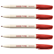 KOKUYO 國譽 Campus Noritake 聯名中性筆 0.5mm 黑墨, 紅色, 5支