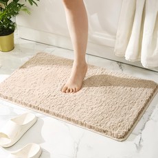 葉子小舖 吸水絨毛地墊, 香檳色