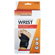 GoldenMed 開放式軟鐵護腕 GO-3001, 1個