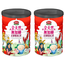 馬玉山 全天然無加糖 紅藜麥杏仁飲, 400g, 2罐