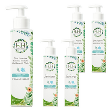 HH 草本新淨界 私密植萃抗菌潔淨露 樹影微風 涼感, 200ml, 5瓶