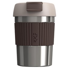 KISS KISS FISH 吻吻魚 彩虹保溫杯 - 360ml 咖啡紳士, 1個