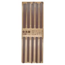食鮮 PPS筷, 顏色隨機, 27cm 5雙, 1組