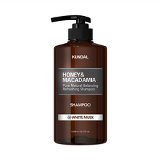 KUNDAL 昆黛爾 蜂蜜澳洲堅果香氛洗髮精 White Musk, 1058ml, 1瓶