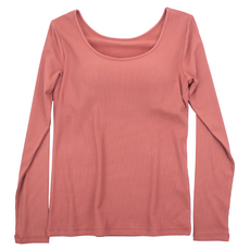 DR.MANGO 芒果科技 BRA 長袖T恤, XXL, 磚紅色