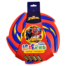 MARVEL 漫威 SPIDER-MAN 蜘蛛人 超炫軟飛盤 安全, 漫威蜘蛛人, 1個