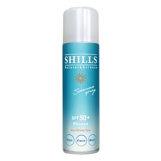SHILLS 舒兒絲 很耐曬 日本製 超清爽零油感防曬冰鎮噴霧, 90g, 1件