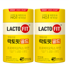Chong Kun Dang 鍾根堂 LACTO-FIT gold升級版 益生菌 大童及成人款, 50包, 2g, 2罐