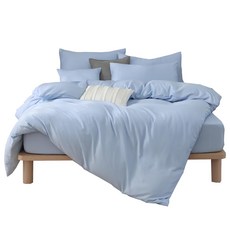 Blue Cat 藍貓 日式無印風素色枕套