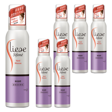 Liese 莉婕 絲逸歡 超強造型慕, 150g, 6瓶