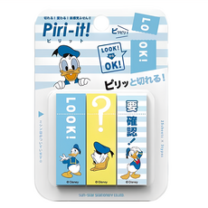 Sun-Star Piri-it! V 造型雙用標示貼 唐老鴨, 4.5 x 1.45 x 0.2cm, 1組, 75張
