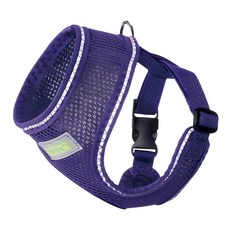 doter 寵愛物語 反光安全輕透胸背衣 透氣舒適 網布, S, 紫色, 1件