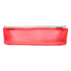 KING JIM CHEERS! PVC磁吸方形鉛筆盒, 55x180x55mm, 紅色, 1個