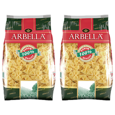 ARBELLA 阿貝拉 蝴蝶麵 杜蘭小麥粉製成, 500g, 2包