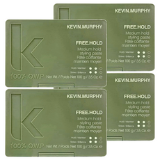 KEVIN.MURPHY FREE.HOLD 造型髮蠟, 中度支撐, 100g, 4個